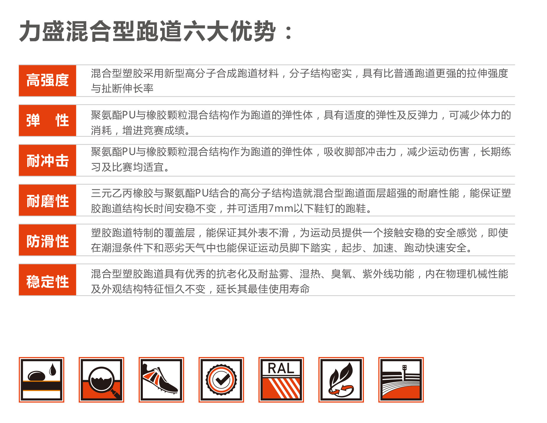 混合型-塑胶跑道